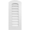 Ekena Millwork Arch Top Surface Mount PVC Gable Vent: Functional, w/ 3-1/2"W x 1"P Standard Frame, 14"W x 32"H GVPAR14X3201SF - alternate 1